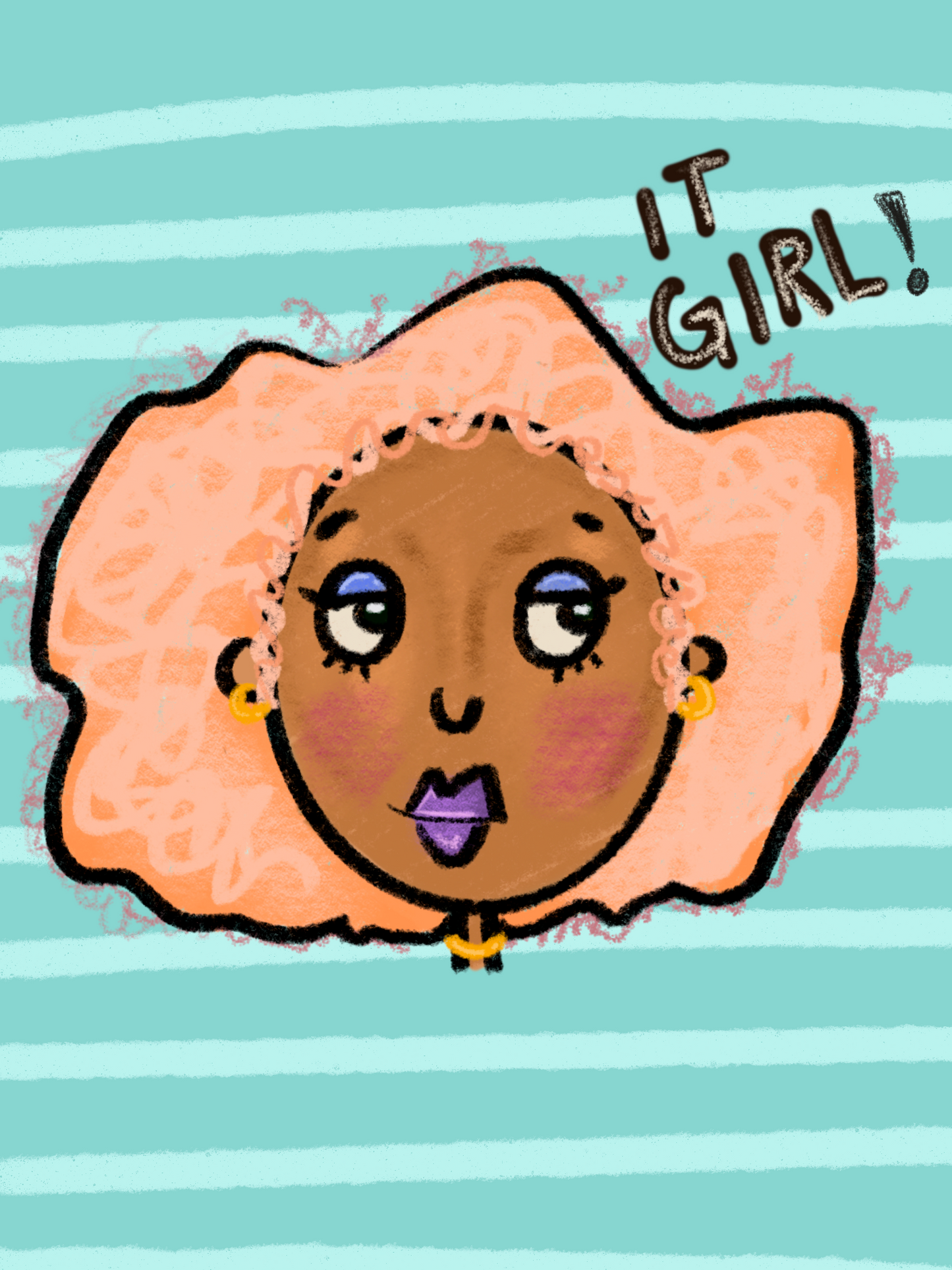 IT GIRL! Art Print
