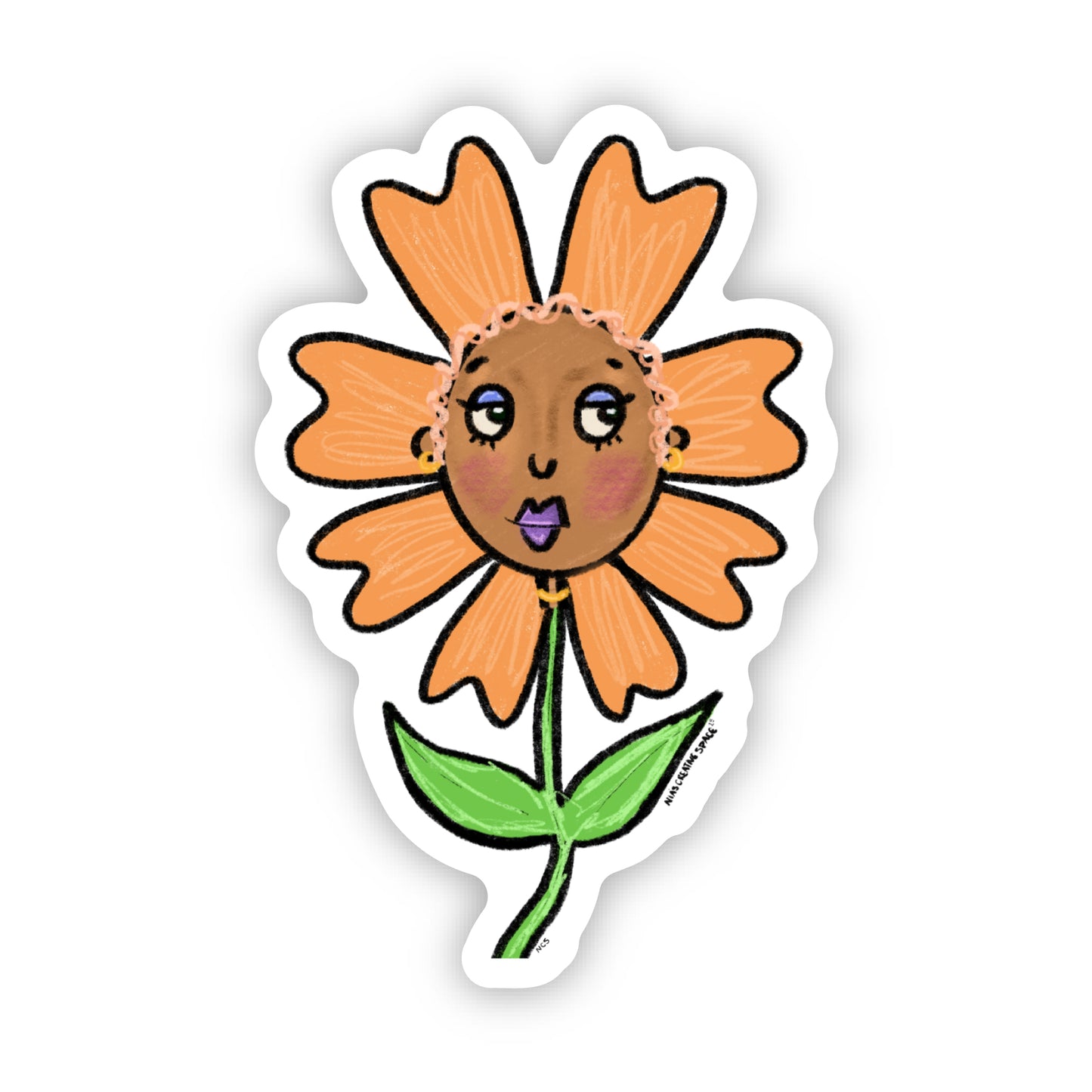 Flower Girl Sticker