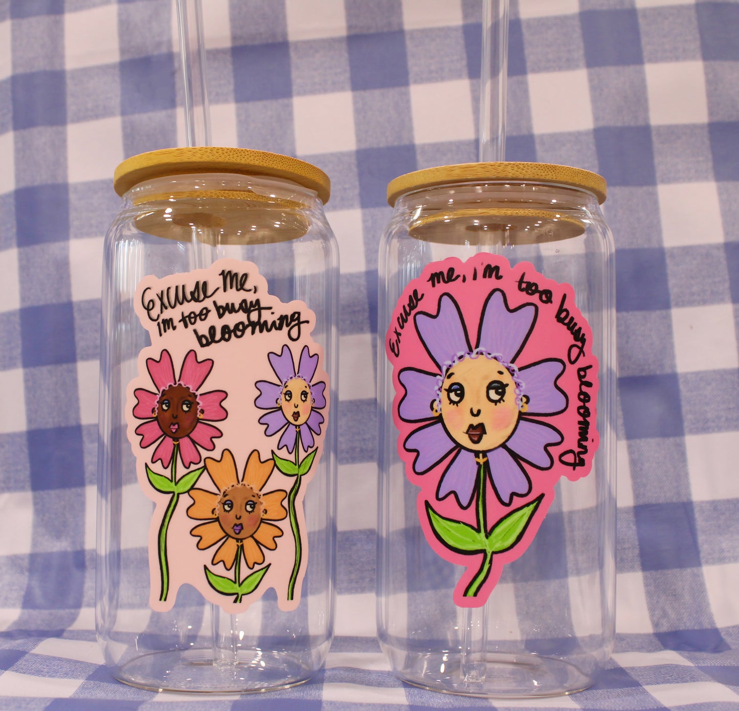 Bloom Girl Water Tumblrs
