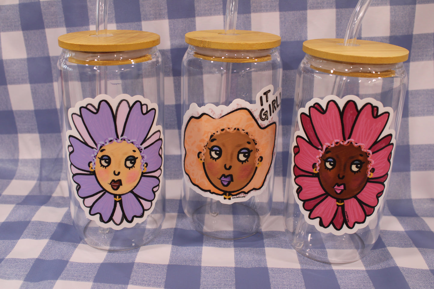 Bloom Girl Water Tumblrs