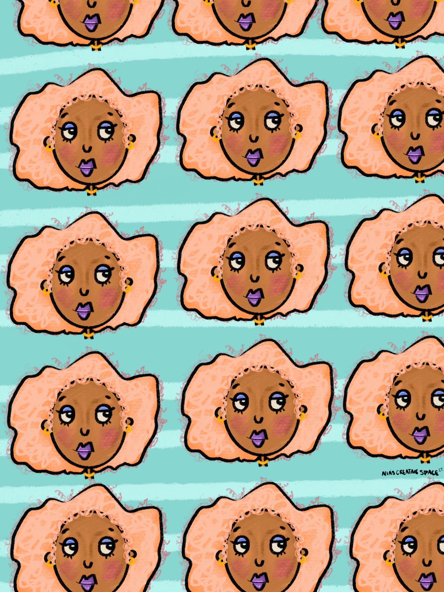 IT GIRL! Pattern Art Print