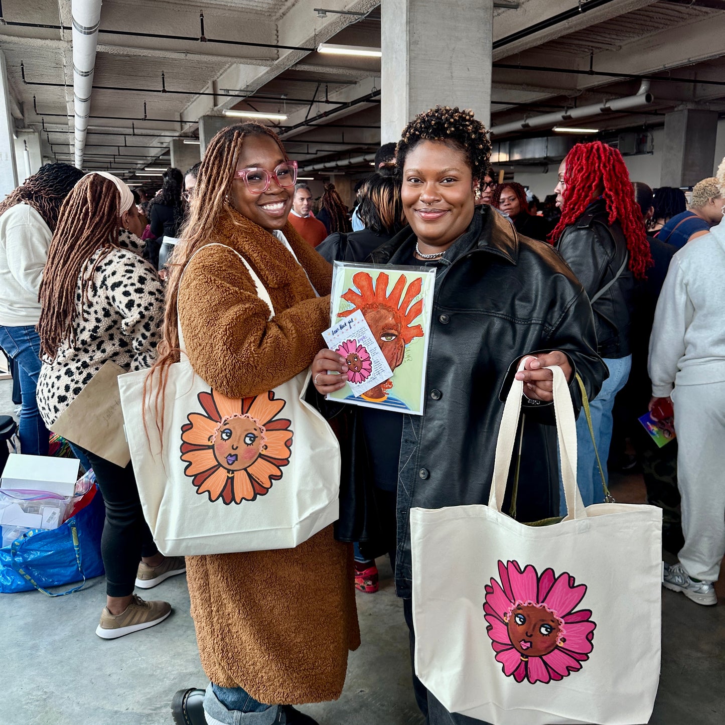 Bloom Girl Organic Totes