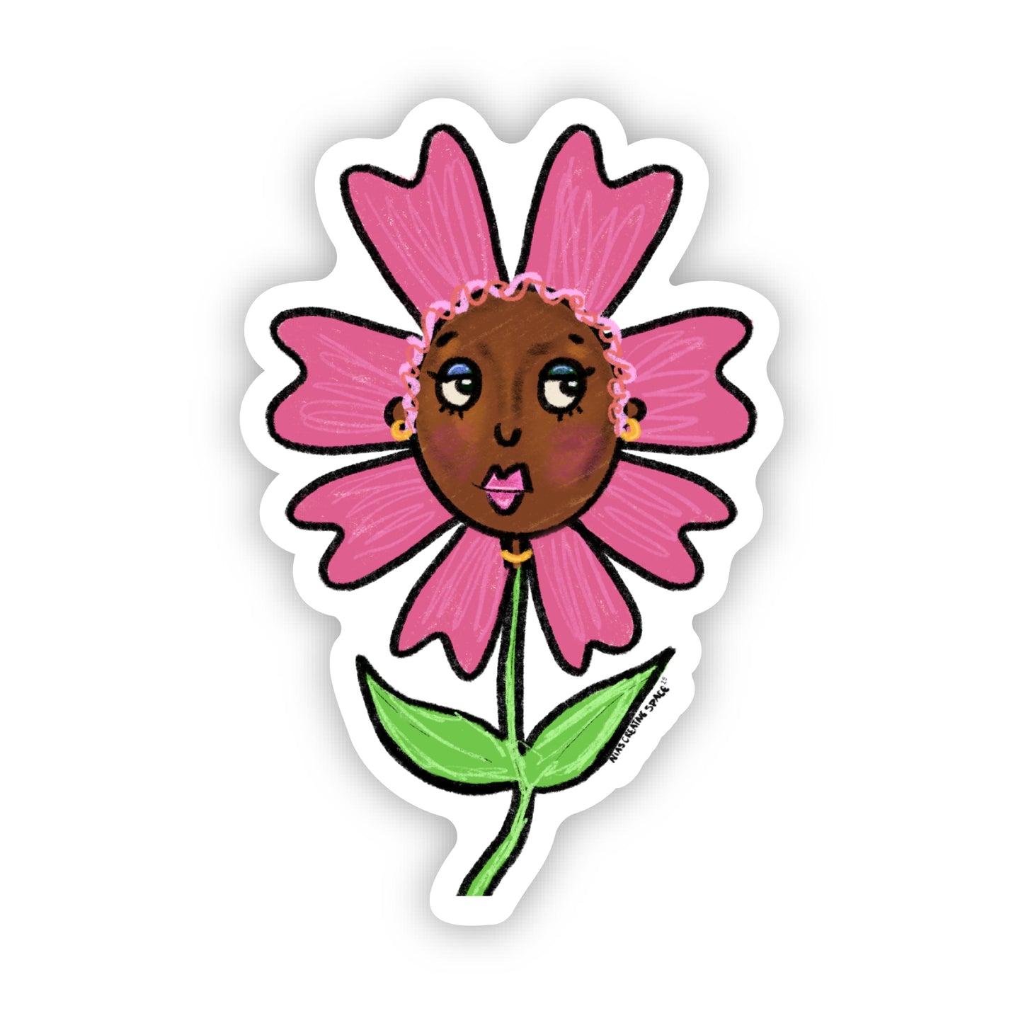 Flower Girl Sticker