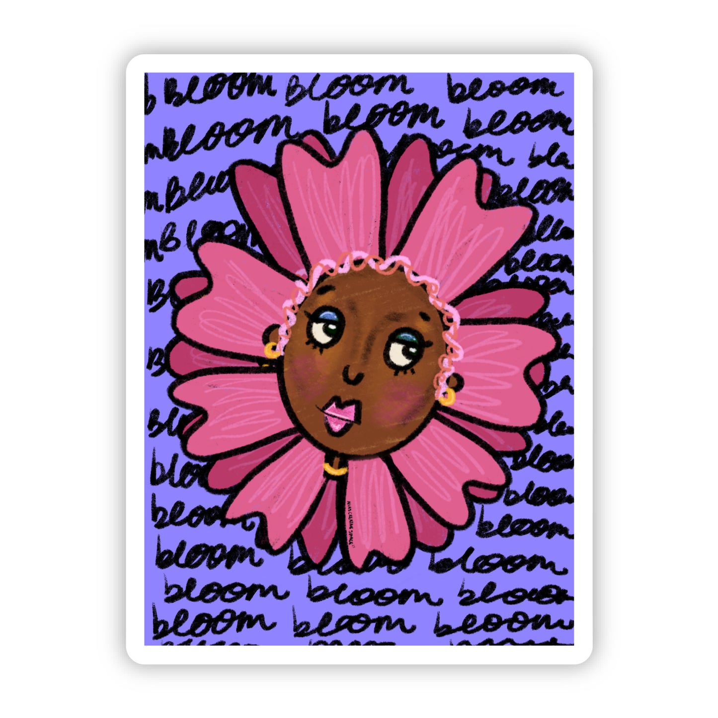 Bloom Girl Sticker