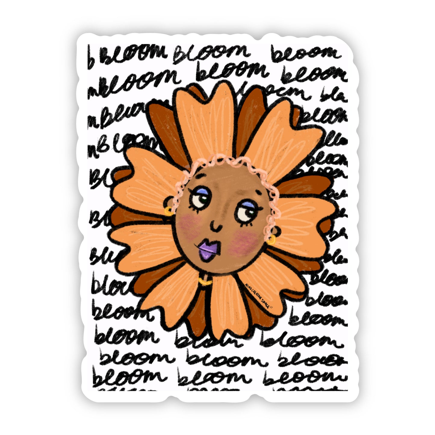 Bloom Girl Sticker