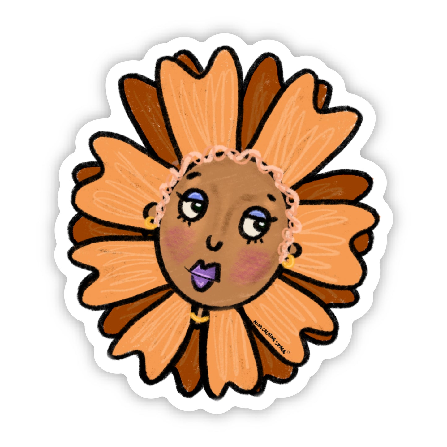Flower Sticker