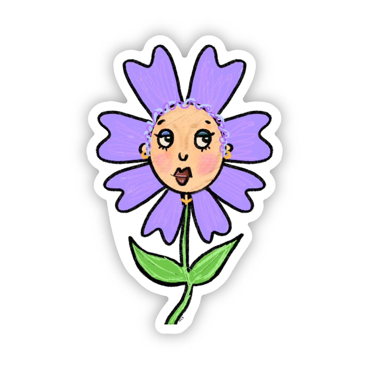Flower Girl Sticker